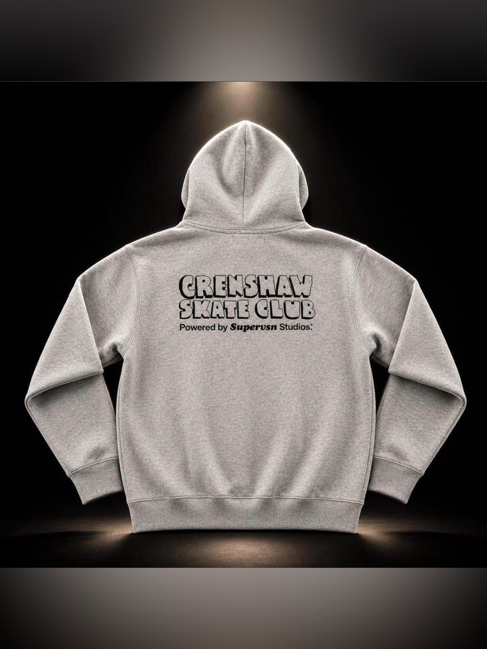 Crenshaw Skate Club x Supervsn Studios Hoodie - Size XL - NWT - Picture 2 of 5